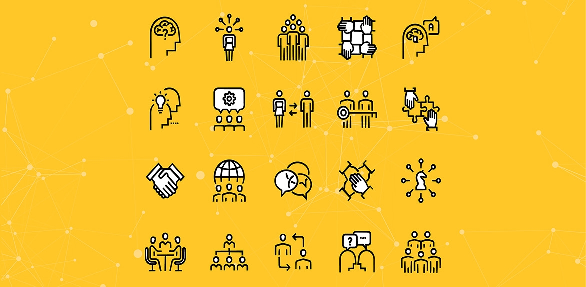 Illustration of volunteers
